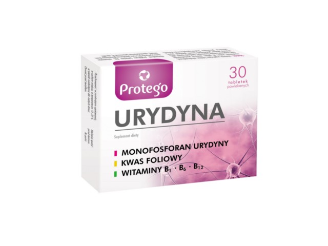 Protego Urydyna interakcje ulotka tabletki powlekane  30 tabl.