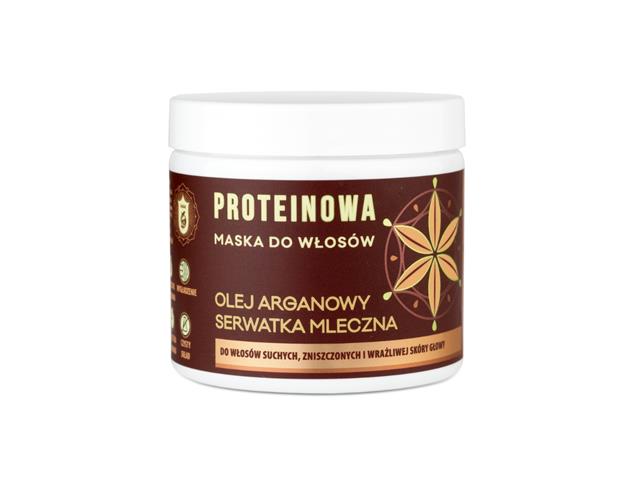 PROTEINOWA Maska do włosów z olejem arganowym i serwatką mleczną interakcje ulotka maska do włosów - 200 ml