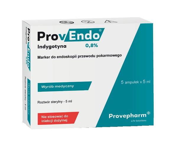 ProvEndo interakcje ulotka roztwór - 5 amp. po 5 ml