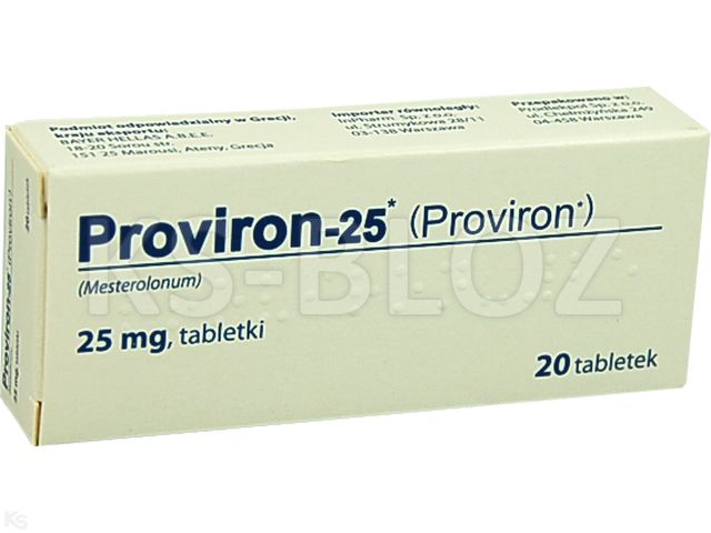 Proviron-25 interakcje ulotka tabletki 25 mg 20 tabl. | (2 blist. po 10 tabl.)