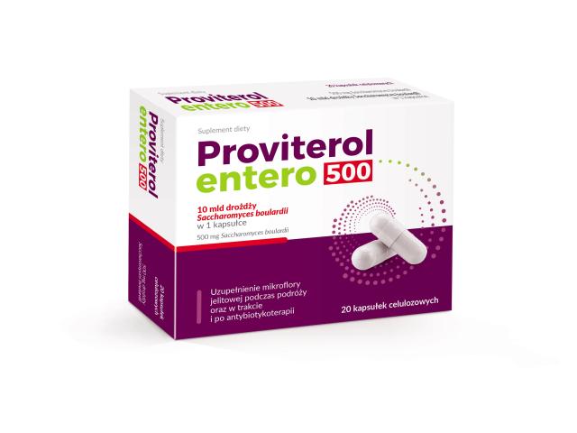 Proviterol Entero 500 interakcje ulotka kapsułki  20 kaps.