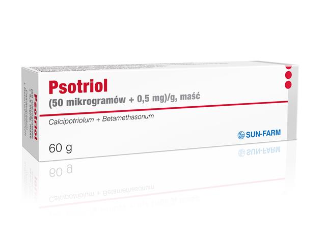 Psotriol interakcje ulotka maść (50mcg+500mcg)/g 