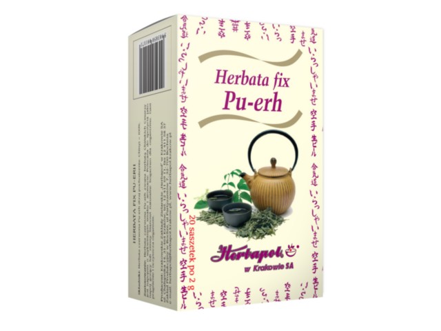 Pu-Erh Fix Herbata interakcje ulotka herbata 2 g 20 toreb.