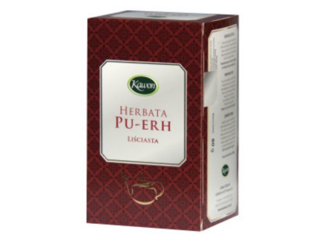 Pu-Erh Herbata interakcje ulotka herbata  80 g