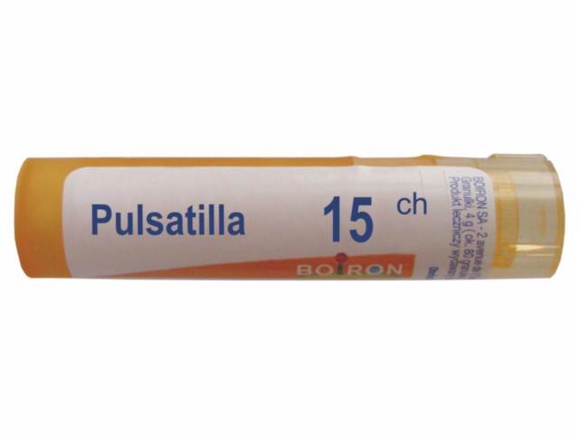 Pulsatilla 15 CH interakcje ulotka granulki - 4 g
