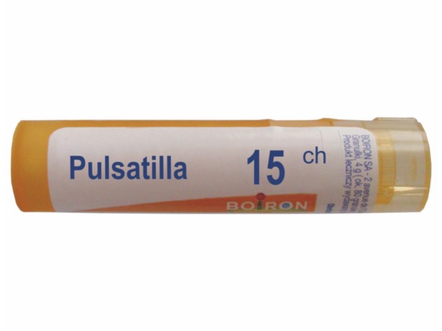 Pulsatilla 15 CH interakcje ulotka granulki  4 g