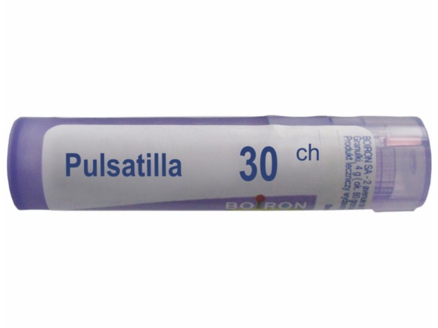 Pulsatilla 30 CH interakcje ulotka granulki - 4 g