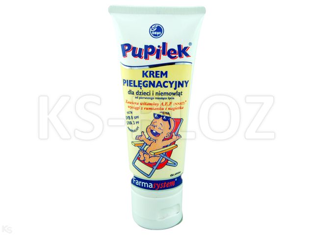 Pupilek - Krem pielęg.d/dzieci i niemow. interakcje ulotka   75 ml