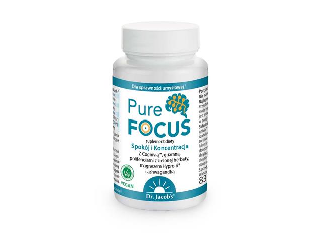 Pure Focus interakcje ulotka tabletki - 100 tabl.