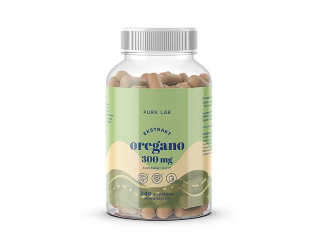 Pure Lab Ekstrakt Z Oregano 300 mg interakcje ulotka kapsułki  240 kaps.