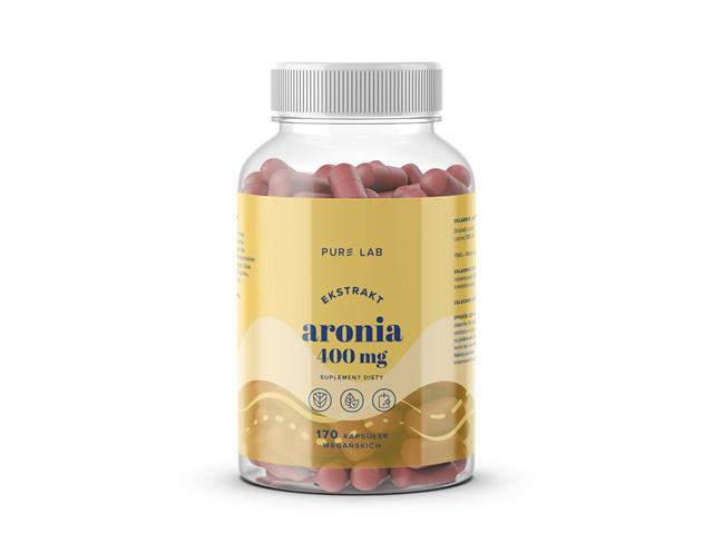 Pure Lab Z Aronii 400 mg Ekstrakt interakcje ulotka kapsułki  170 kaps.