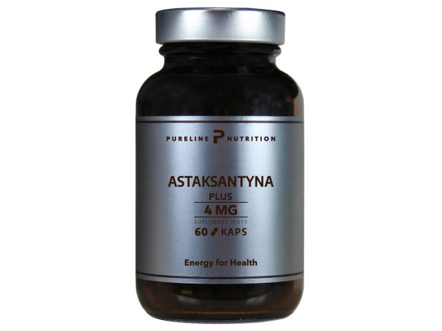 Pureline Nutrition Astaksantyna Plus 4 mg interakcje ulotka kapsułki - 60 kaps.