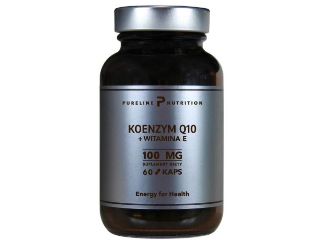 Pureline Nutrition Koenzym Q10 + Witamina E interakcje ulotka kapsułki - 60 kaps.