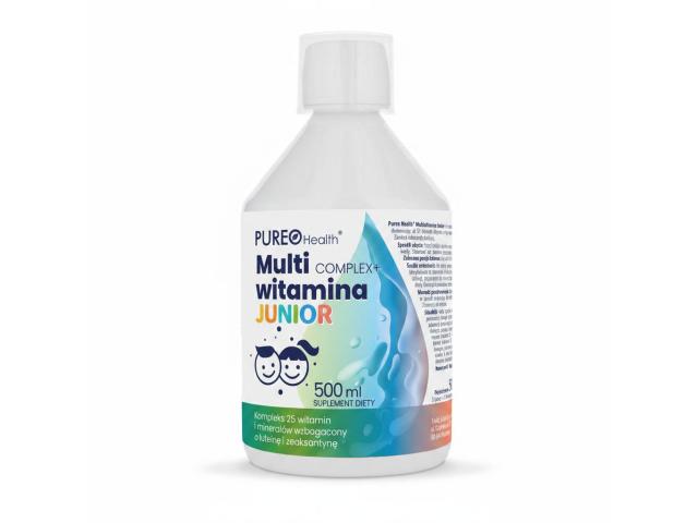 Pureo Health Multiwitamina Complex+ Junior interakcje ulotka płyn 500 ml
