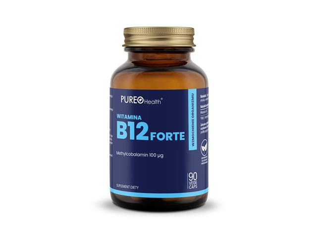 Pureo Health Witamina B12 Forte interakcje ulotka kapsułki  90 kaps.