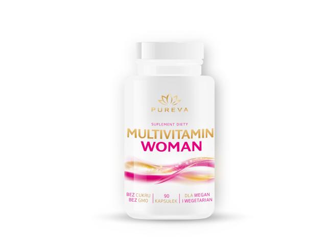 Pureva Multivitamin Woman interakcje ulotka kapsułki - 90 kaps.