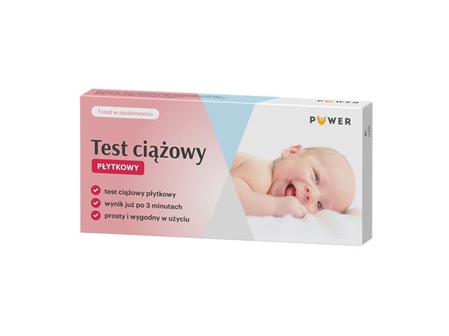 Puwer Test ciążowy płytkowy interakcje ulotka test ciążowy płytkowy - 1 szt.