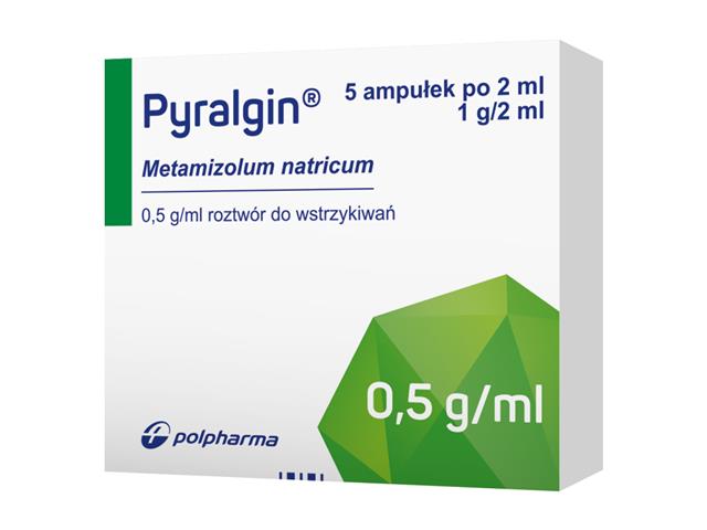 Pyralgin interakcje ulotka roztwór do wstrzykiwań 500 mg/ml 