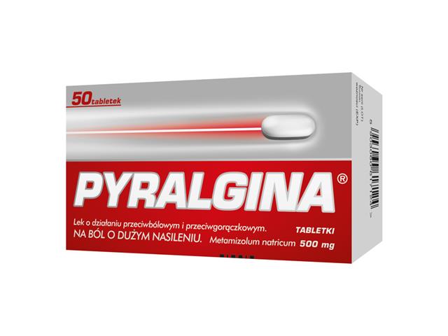 Pyralgina interakcje ulotka tabletki 0,5 g 50 tabl.