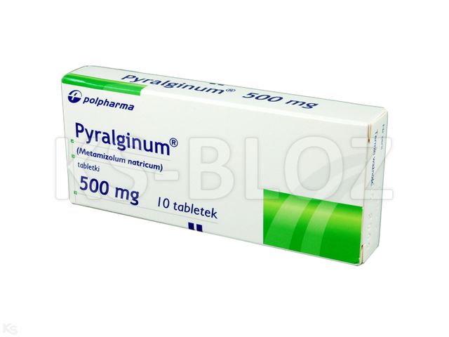 Pyralginum interakcje ulotka tabletki 500 mg 10 tabl.