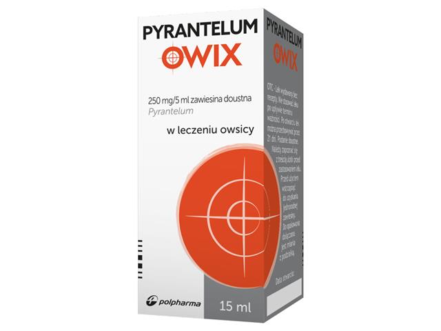 Pyrantelum Owix (Pyrantelum MEDANA) interakcje ulotka zawiesina doustna 250 mg/5ml 