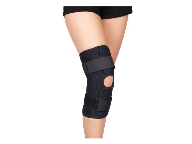 Qmed By Meyra Hike M4 Orteza stawu kolanowego z zawiasami czarna XL interakcje ulotka orteza - 1 szt.