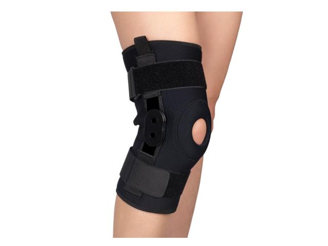 Qmed By Meyra Motion M3 Orteza stawu kolanowego z zawiasami czarna L interakcje ulotka orteza - 1 szt.