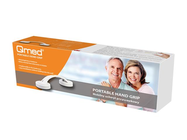 Qmed Mobilny uchwyt przyssawkowy interakcje ulotka przyrząd - 1 szt.