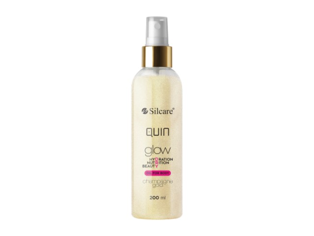 QUIN GLOW Dry Oil for Body champagne gold interakcje ulotka olejek - 200 ml