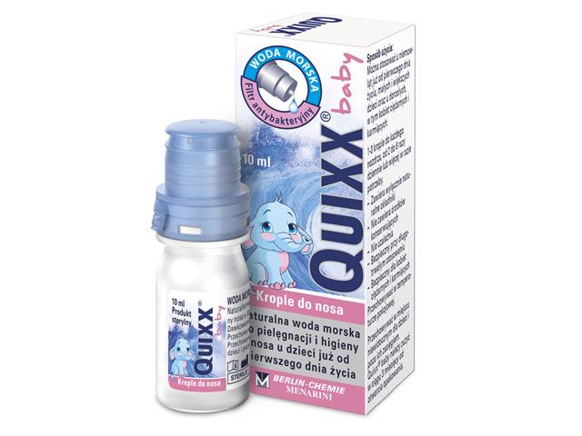 Quixx Baby interakcje ulotka krople do nosa  10 ml