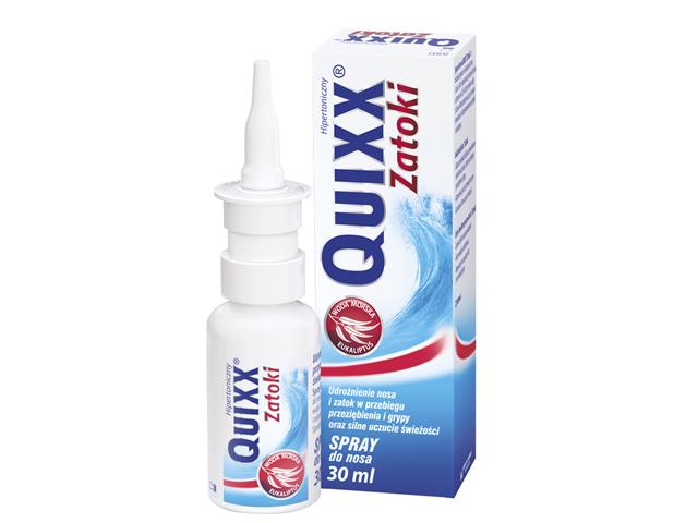 Quixx Zatoki interakcje ulotka spray do nosa  30 ml