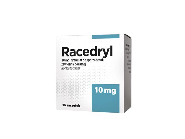 Racedryl interakcje ulotka granulat do sporządzania zawiesiny doustnej 10 mg 16 sasz. po 1 g
