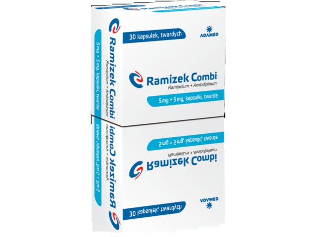 Ramizek Combi (Ramizek) interakcje ulotka kapsułki twarde 5mg+5mg 30 kaps.