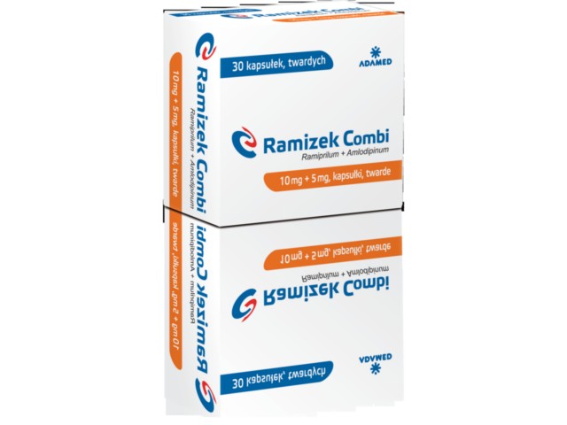 Ramizek Combi (Ramizek) interakcje ulotka kapsułki twarde 10mg+5mg 30 kaps.