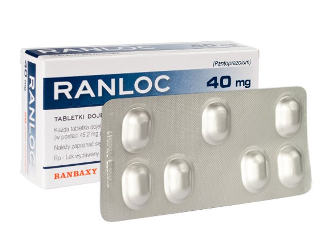 Ranloc interakcje ulotka tabletki dojelitowe 40 mg 28 tabl.