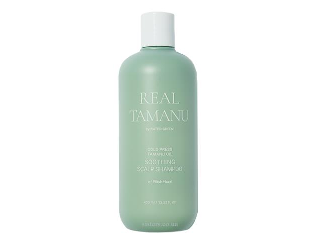 Rated Green REAL TAMANU Szampon kojący skórę głowy z olejem tamanu interakcje ulotka szampon - 400 ml
