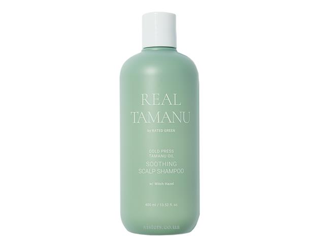 Rated Green REAL TAMANU Szampon kojący skórę głowy z olejem tamanu interakcje ulotka   400 ml