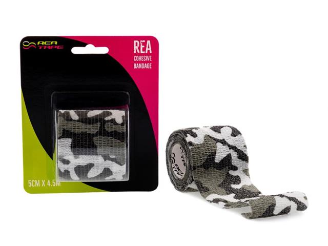 REA COHESIVE BANDAGE Moro Szary 5cm x 4,5m interakcje ulotka bandaż elastyczny - 1 szt.