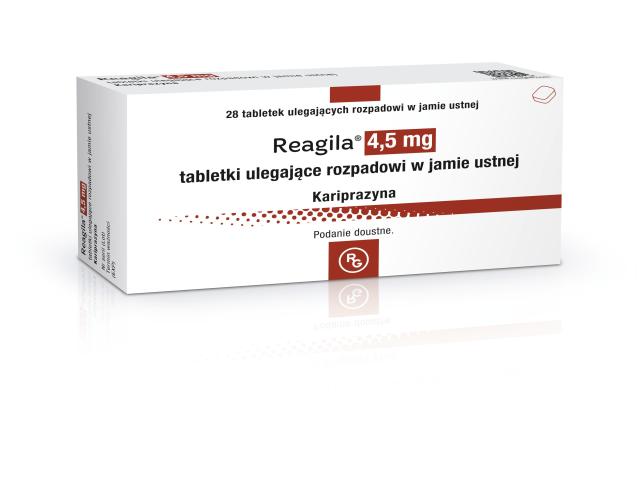 Reagila interakcje ulotka tabletki ulegające rozpadowi w jamie ustnej 4,5 mg 28 tabl.