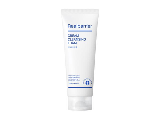 Real Barrier Cream Cleansing Foam Pianka oczyszczająca kremowa do cery wrażliwej i suchej interakcje ulotka pianka - 220 ml