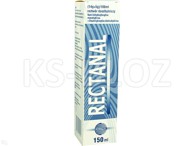 Rectanal Enema (Rectanal) interakcje ulotka roztwór doodbytniczy (14g+5g)/100ml 1 but. po 150 ml