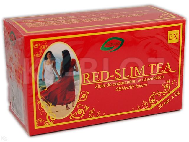 Red Senes Tea (Red-Slim Tea) interakcje ulotka zioła do zaparzania w saszetkach 2 g 