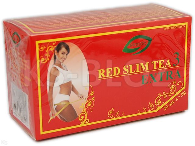 Red Slim Tea 3 Extra interakcje ulotka herbata 1,5 g 20 sasz.