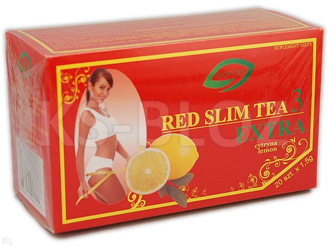 RED SLIM TEA EXTRA SM.CYTRYNOWY interakcje ulotka  1,5 g 20 sasz.