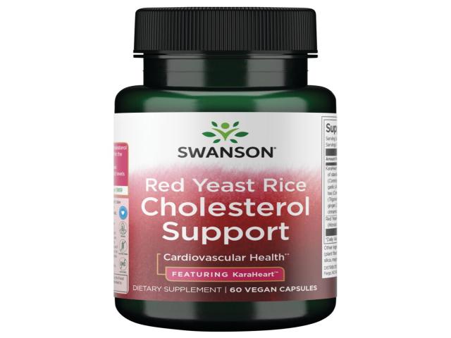 Red Yeast Rice Cholesterol Support Featuring Karaheart interakcje ulotka kapsułki - 60 kaps.
