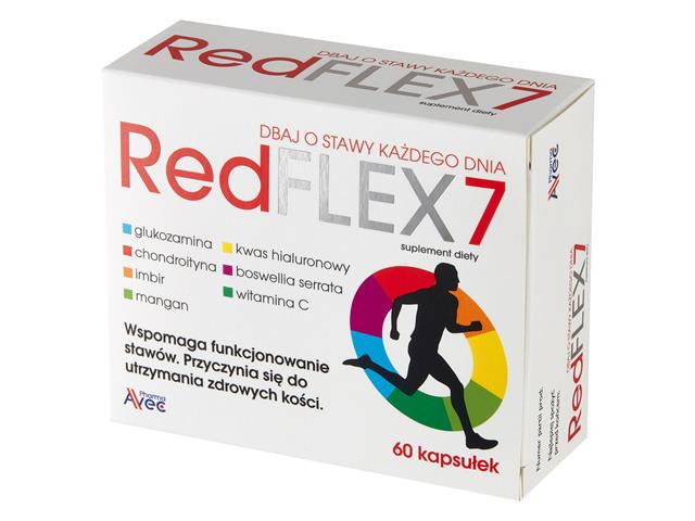 Redflex 7 interakcje ulotka kapsułki twarde  60 kaps.