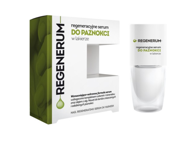 Regenerum Serum do paznokci regeneracyjne w lakierze interakcje ulotka lakier  8 ml