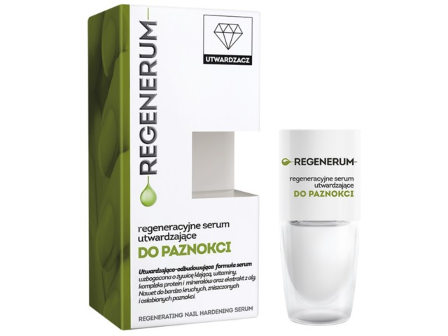 Regenerum Serum utwardzające do paznokci regeneracyjne interakcje ulotka lakier  8 ml