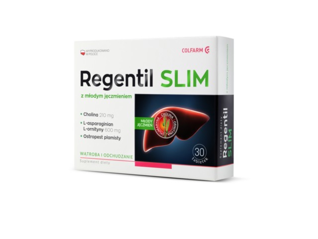 Regentil Slim interakcje ulotka tabletki  30 tabl.