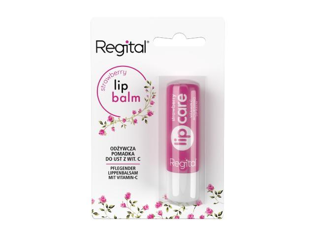 REGITAL Strawberry Lip Care (Odżywcza pomadka ochr/ust z wit. C) interakcje ulotka   1 szt.